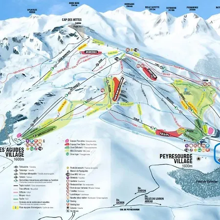 Apartmán Spacieux 8 Pers, Peyragudes, Terrasse, Parking Gratuit, Avantages Location - Fr-1-695-44 *